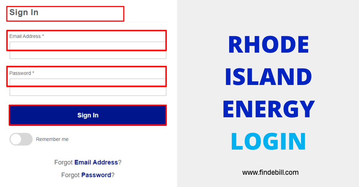 Rhode Island Energy login