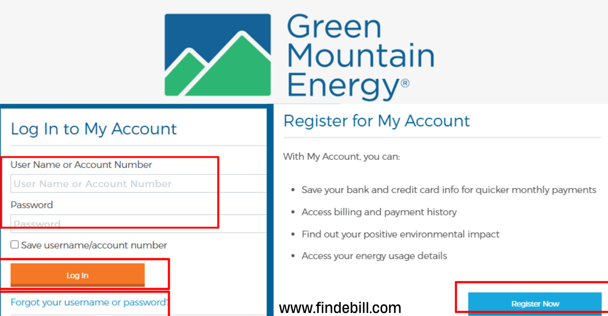 Green mountain energy login