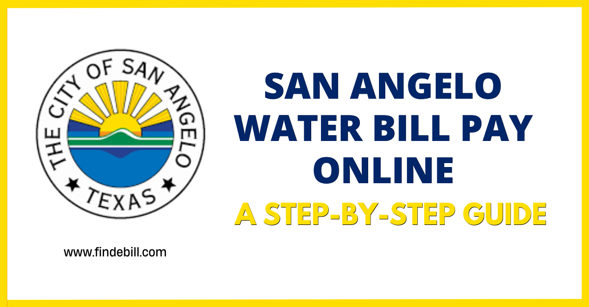 San Angelo water bill