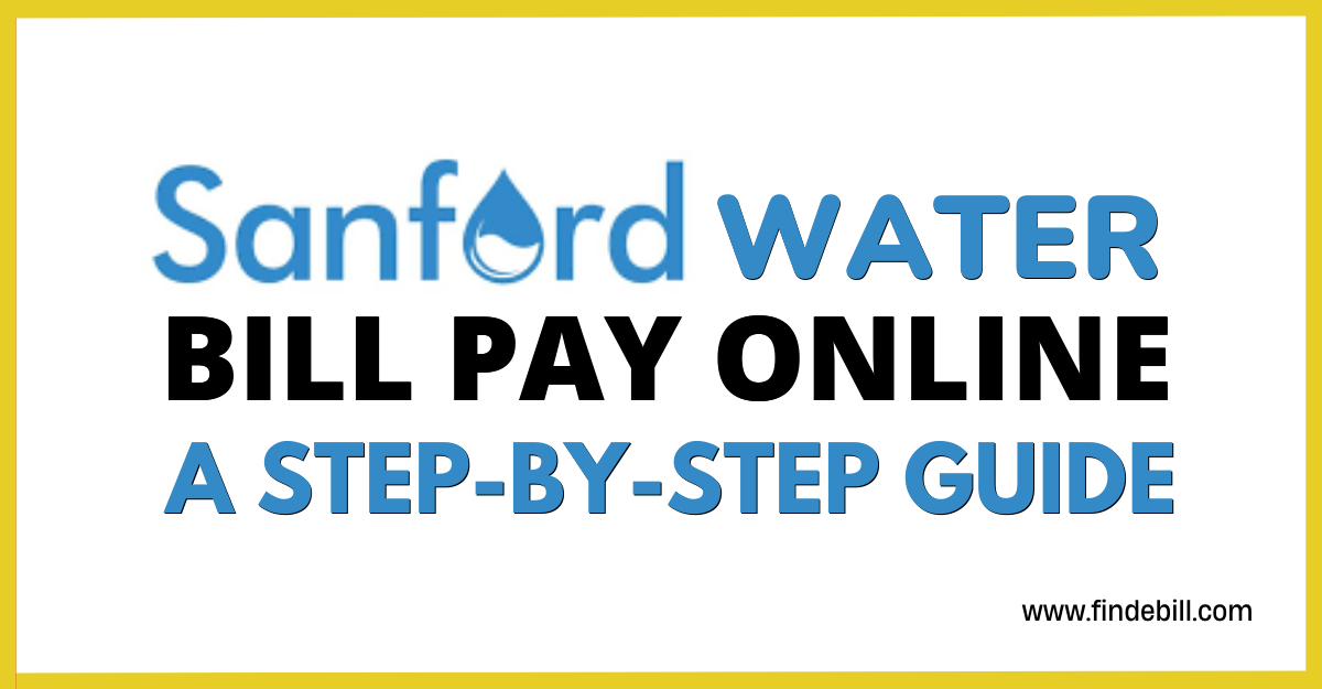 Sanford Water Bill Pay