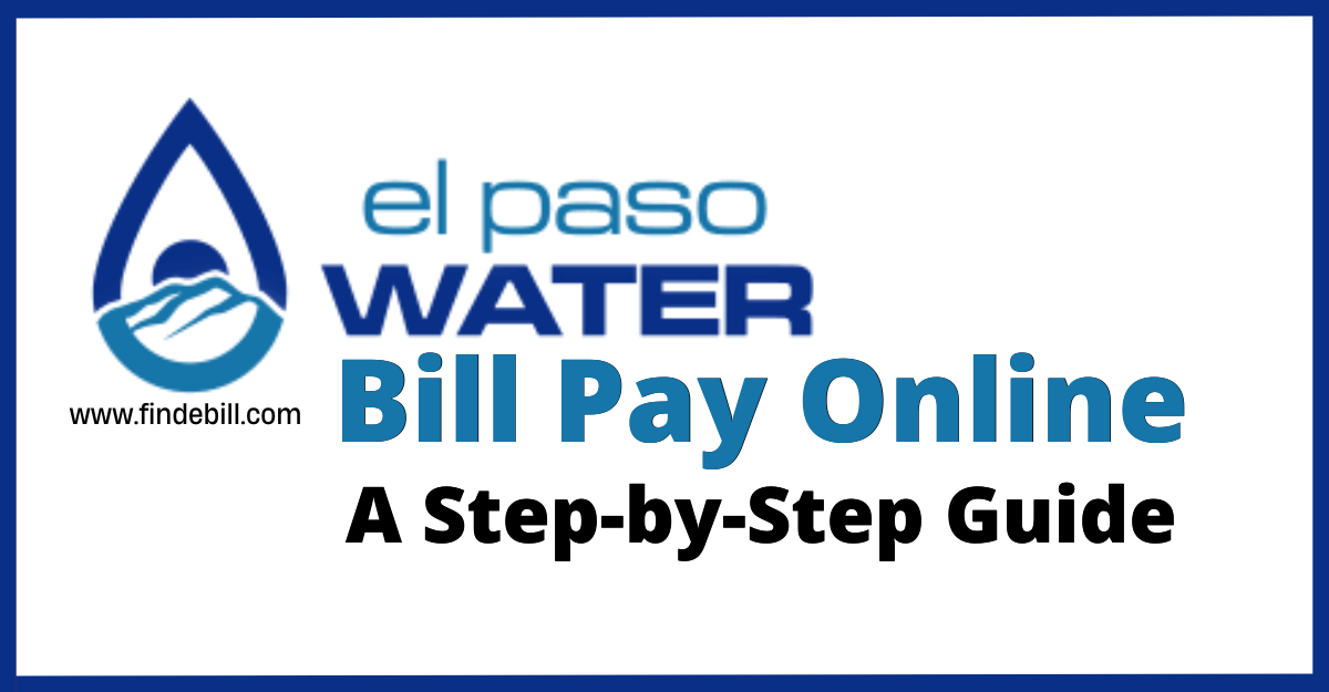 El Paso Water Bill 
