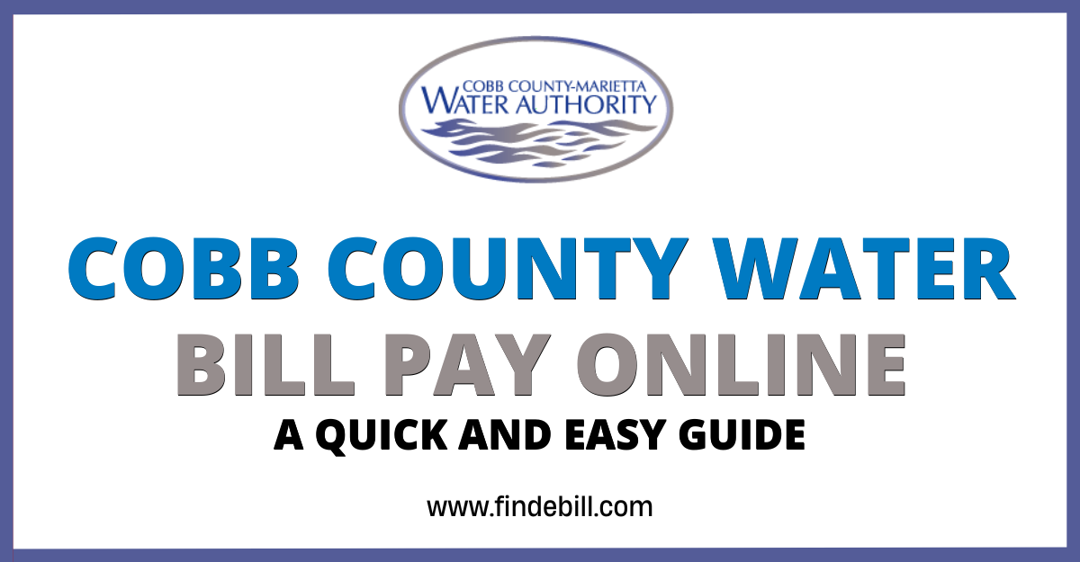 Cobb County Water Bill Pay