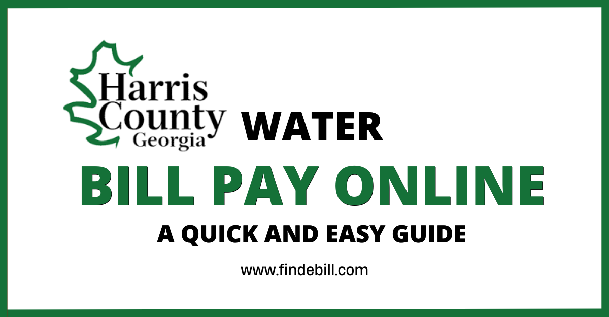 Harris County Water Bill Pay Online
