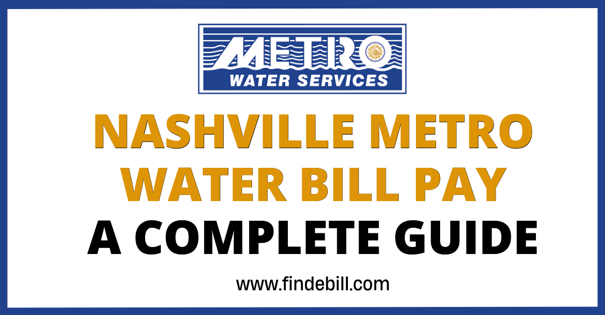 Nashville Metro Water Bill Pay