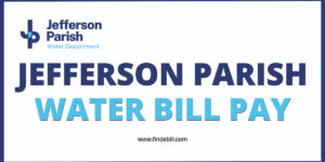 Jefferson Parish Water Bill