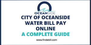 City Of Oceanside Water Bill