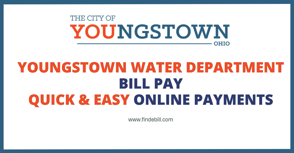 Youngstown Water Department Bill