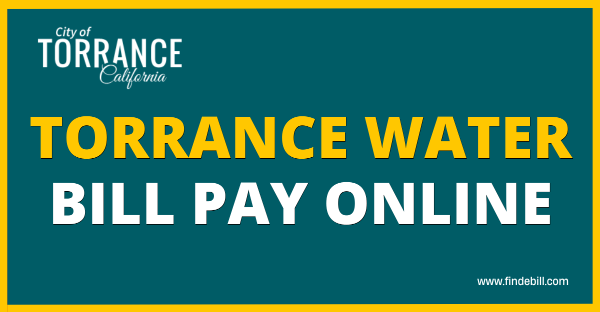 torrance water bill pay online