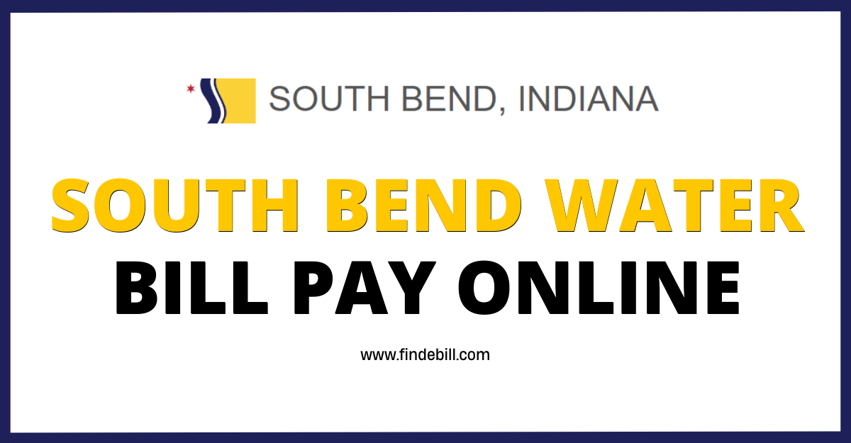 south bend water bill