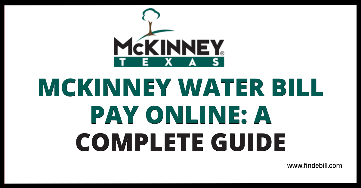 mckinney water bill pay online