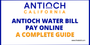 Antioch Water Bill Pay Online