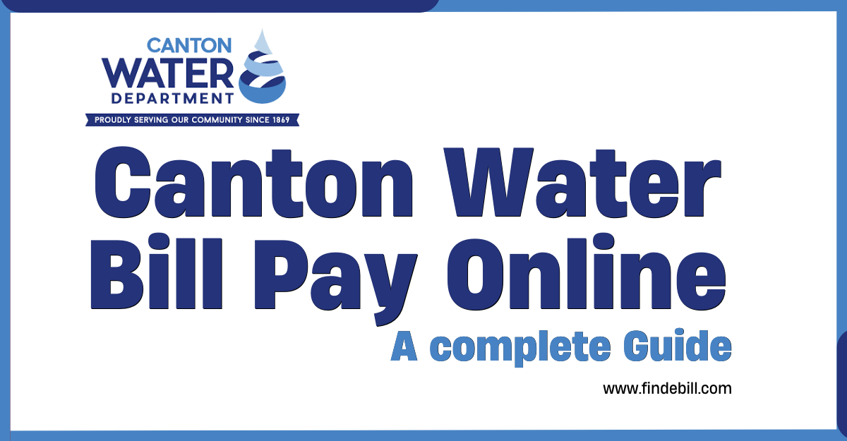 Canton Water Bill online
