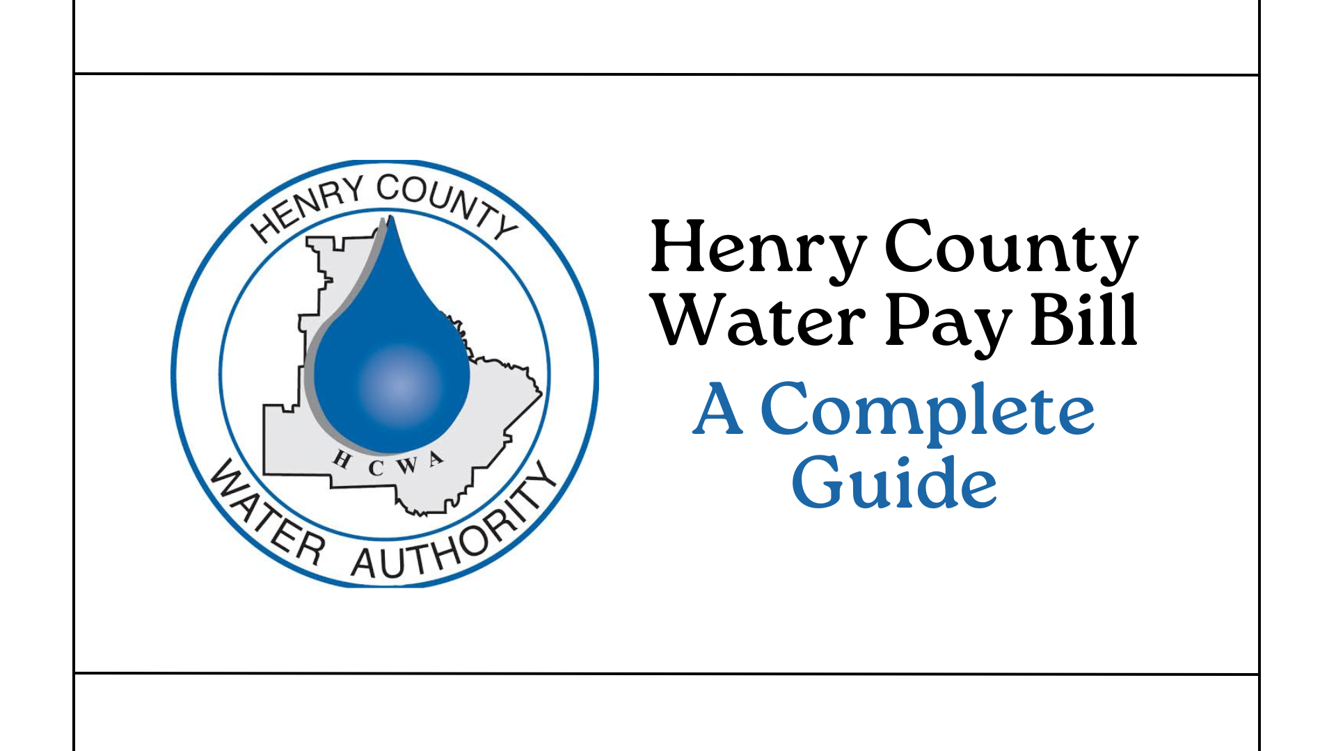 Henry County Water Pay Bill