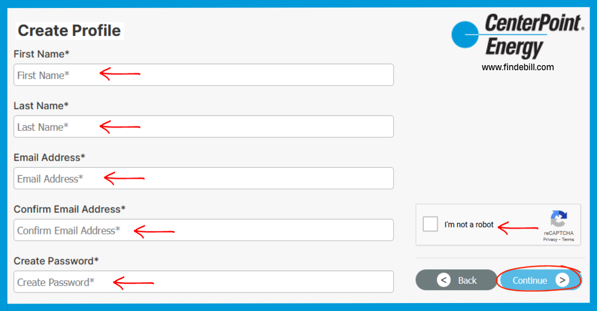 CenterPoint Energy Account Login