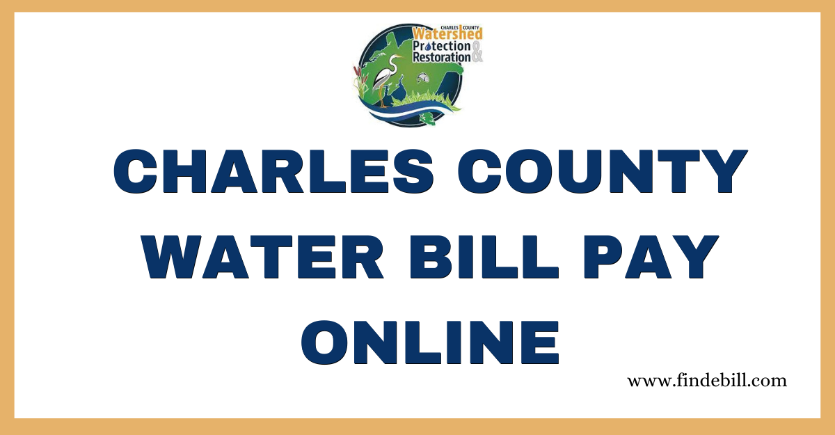 Charles County Water Bill Pay Online